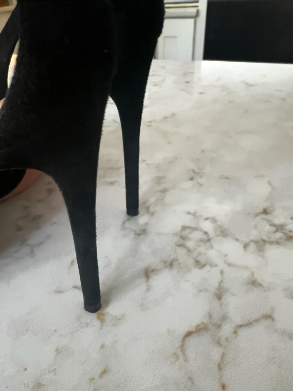 Aquazzura Firenze Black Suede Pointed Bow-Back Stiletto Pumps